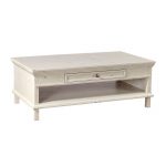 Modern Linen Coffee Table – Smooth Reflections