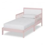 Modern Pink and White Toddler Bed – Brookside