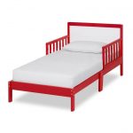 Modern Red and White Toddler Bed – Brookside