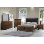 Modern Rustic Brown 6-Piece Queen Bedroom Set – Belmont