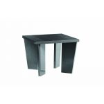 Modern Smokey Gray End Table – Versilia