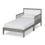 Modern Steel Gray and White Toddler Bed – Brookside