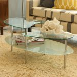 Multi-Level Clear Glass Top Coffee Table
