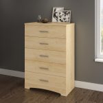 Natural Maple 5-Drawer Chest of Drawers – Gramercy