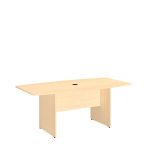 Natural Maple 72L x 36W Boat Shaped Table – Conference Tables