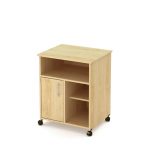 Natural Maple Microwave Cart – Axess