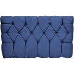 Navy Tufted Upholstered Twin Headboard