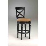 Northern Heights Black/Honey 26 Inch Counter Stool
