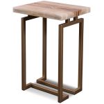 Onyx and Gold Side Table – Spectrum