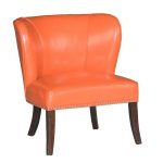 Orange Modern Accent Chair – Hilton