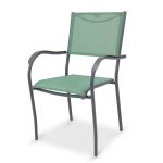 Outdoor Patio Chair in Green – Genevieve