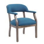 Peacock Blue Office Guest Chair