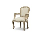 Poitou Beige Accent Chair
