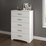 Pure White 5-Drawer Chest of Drawers – Gramercy