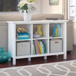 Pure White 6 Cube Storage Bookcase – Broadview