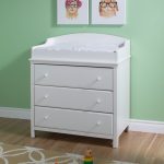 Pure White Changing Table with Drawers – Cotton Candy