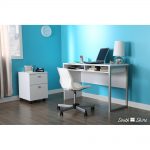 Pure White Small Desk – Interface