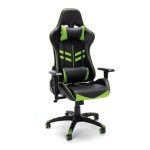 Racing Style Green and Black Gaming Chair
