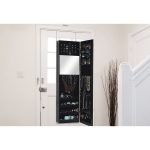 Reflections Black Jewelry Armoire