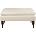 Regal Antique White Pillow Top Bench