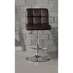 Ride Brown and Chrome Adjustable Counter Stool