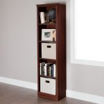 Royal Cherry Narrow 5 Shelf Bookcase – Morgan