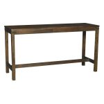 Rustic Brown Sofa Table – New Castle