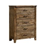 Rustic Casual Pine Chest of Drawers – Nelson