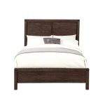 Rustic Contemporary Chocolate Brown King Size Bed – Dillon