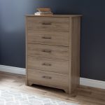 Rustic Oak 5-Drawer Chest – Fusion