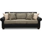 Rustic Traditional Black and Brown Sofa – Marksman