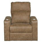 Saddle Brown Home Theater Power Recliner – Headliner