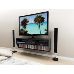 Series 9 Black 58 Inch Wall Mounted A/V Console