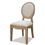 Sherborne Pecan and Linen Oval Back Dining Chair