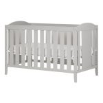 Soft Gray 2-in-1 Crib with Toddler Rail – Angel