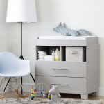 Soft Gray Changing Table Dresser – Cuddly Collection