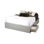Soft Gray Queen Mates Bed with Drawers (60 Inch) – Vito