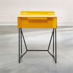 Soft Modern Yellow Saffron End Table