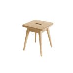 Solid Wood Square Stool