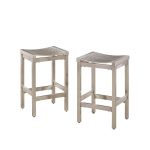 Stainless Steel Counter Stools (Set of 2)