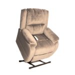 Taupe Chaise Power Recliner Lift Chair