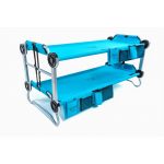 Teal Kid-O-Bunk with 2 Organizers