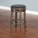 Tobacco Brown Backless Counter Stool – Barrel
