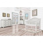 Traditional Antique Gray 5-in-1 Curved Top Convertible Crib – Madison