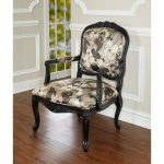 Traditional Floral Accent Chair – Miranda