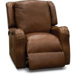 Traditional Natural Brown Leather Power Recliner – Carmel