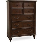 Traditional Pecan Brown Chest of Drawers – Emma’s Garden