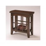 Transitional Brown Accent Table – Camino