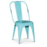 Turquoise Blue Dining Chair – Iron Collection