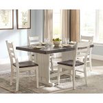 Two-Tone French Country 5 Piece Dining Set – Bourbon County Collection